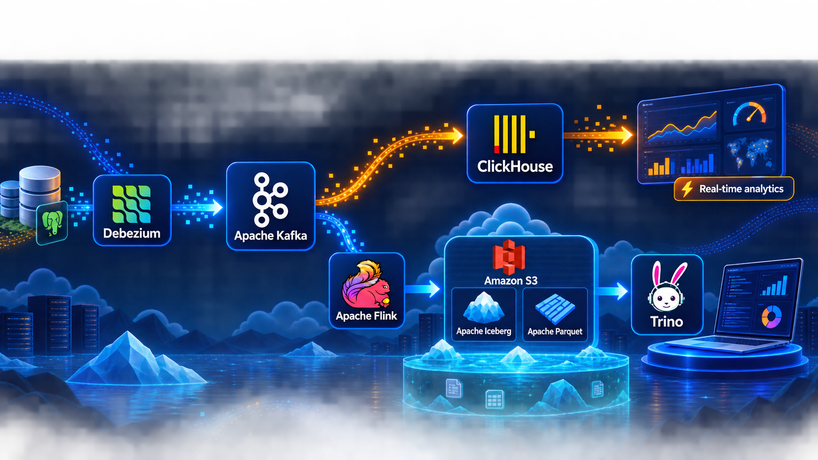 Building a Real-Time Lakehouse with Kafka, ClickHouse, Trino and Iceberg