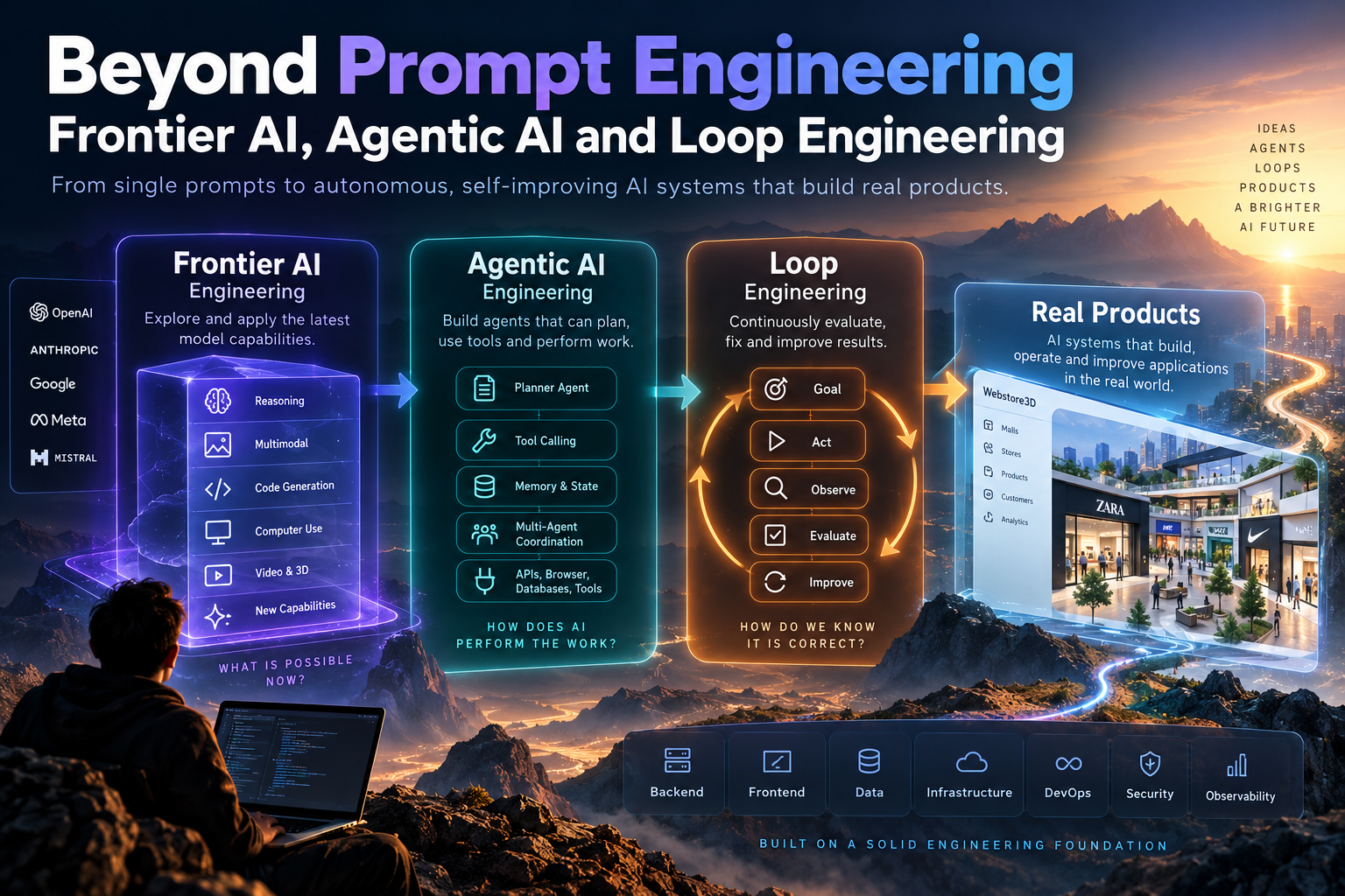 Beyond Prompt Engineering: Frontier AI, Agentic AI and Loop Engineering